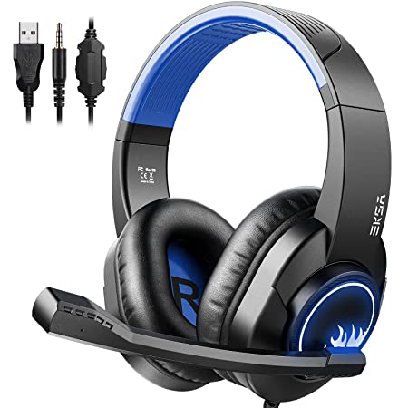EKSA T8 Stereo Gaming Headset For PC, Mobile, PS4/PS5, XBOX EKSA T8 Stereo Gaming Headset For PC, Mobile, PS4/PS5, XBOX